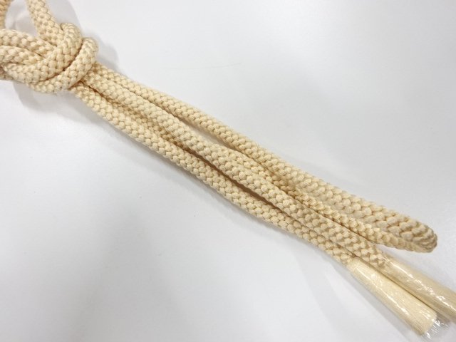 JAPANESE KIMONO / UNUSED HAND-TIED OBIJIME
